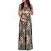 Women's Ruched Sleeveless Maternity Dress in Regular and Plus Sizes - Made in USA