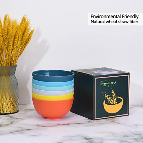 Homestockplus Unbreakable Cereal Bowls 24 OZ Microwave and Dishwasher