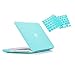 RUBAN Case Compatible with MacBook Pro 15 inch 2011 2010 2009 Release A1286, Plastic Hard Case Shell and Keyboard Cover for Older Version MacBook Pro 15 Inch with CD-ROM - Turquoise