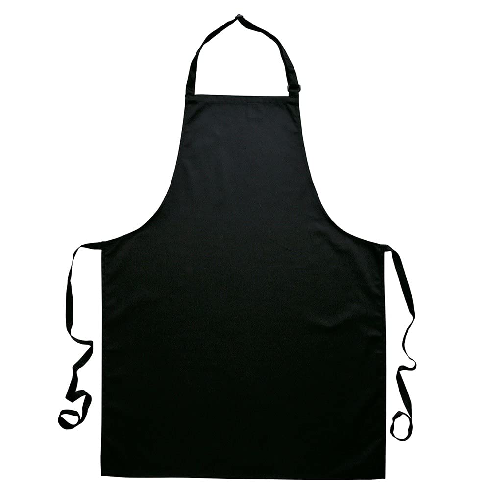 Portwest Cotton Bib Apron, Size: One Size, Colour: Black, S840BKR
