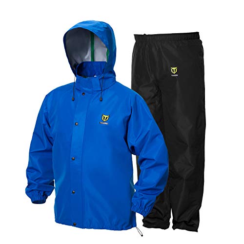 TideWe Rain Suit, Breathable Waterproof Durable Sport Rainwear (Blue Size S) - Thumbnail 6