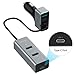 Unitek Quick Charge 3.0 Qualcomm Certified Dual Car Charger + 3-Port USB Hub, 66W Aluminum Car Charger (1-Port QC3.0 + 1-Port USB-C + 3-Port 2.4A) + Extension Hub for Backseat