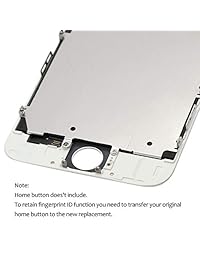 Reemplazo de pantalla preensamblado para iPhone 6 en blanco, pantalla LCD y reemplazo de digitalizador de pantalla táctil para A1549, A1586, A1589 con sensor de proximidad de frente, altavoz con oído, cámara frontal y herramientas de reparación