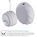 KIWI design Outlet Wall Mount Holder Compatible with Home Mini by Google (1st Gen), A Space-Saving Accessories Case for Home Mini by Google (Gray, 2 Packs)