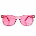 GloFX Pink Color Infused Diffraction Glasses – (Rose) Color Therapy Rave Glasses Chakra Glasses