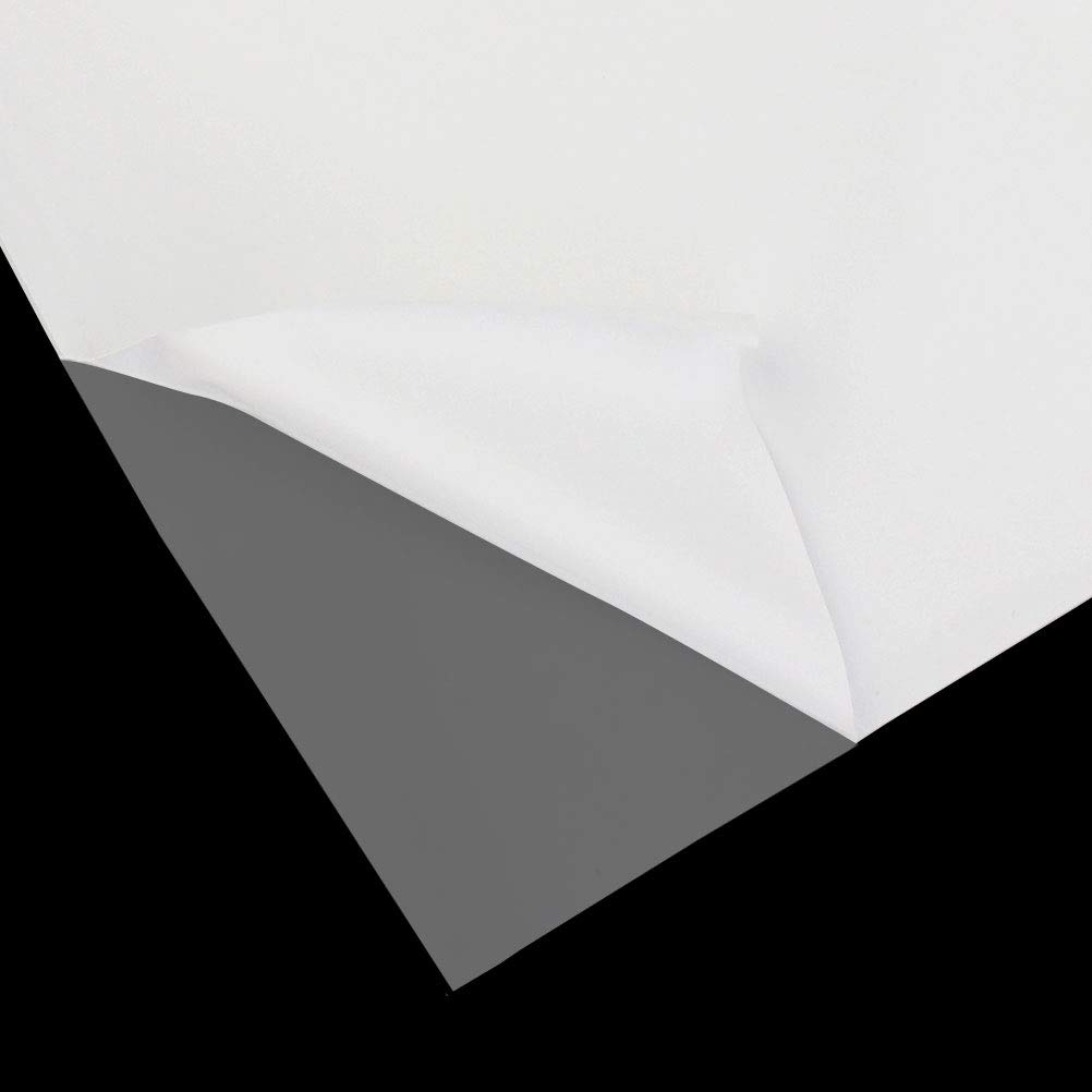 mifengda 1 Roll Heat Transfer Vinyl Heat Transfer Vinyl HTV for T-Shirts Hats Clothing, 12 Inches by 5 Feet Rolls(White)