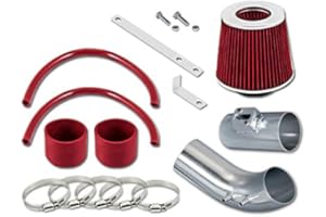 Velocity Concepts Black Short Ram Air Intake Kit + Filter Compatible with 04-07 Honda Accord 2.4L l4