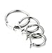 ORAZIO 4 Pairs Stainless Steel Hoop Earrings Set Cute Huggie Earrings for Women,10MM-20MM