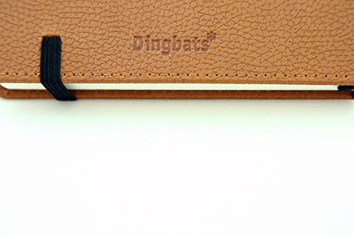 Dingbats Wildlife Medium A5+ (6.3 x 8.5) Hardcover Notebook - PU Leather, Micro-Perforated 100gsm Cream Pages, Inner Pocket, Elastic Closure, Pen Holder, Bookmark (Lined, Brown Bear) - Thumbnail 5