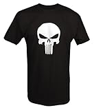 The Punisher Skull - Military Outdoor - T Shirt - Xlarge