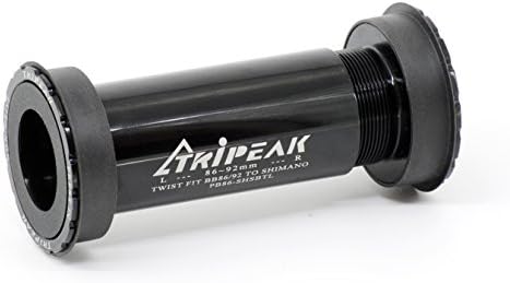 Amp stw Threaded-Press Fit BB86/92 Bottom Bracket for 24MM Crankset(shimano bsa),Suitable For Road Bike and Mountain Bike Zero-Creak,Steel Shell(BB86/92-24MM)