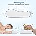 Anvo Memory Foam Pillow, Neck Contour Cervical Orthopedic Pillow for Sleeping Side Back Stomach Sleeper, Ergonomic Bed Pillow for Neck Pain