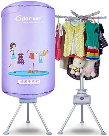 YXGH@ Portable Dryer 900W Electric Laundry Drying Rack 33 LB Capacity Folding Round Dryer Fast Drying Efficient Mode Automatic Timer Dryer (Color : Purple)