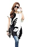 Relipop Women Batwing Sleeve Shirt Bohemian Long Tunic Tops Summer Blouse