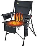 KINGS TREK Camping Chair Heated Foldable, Camping