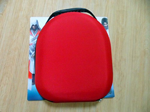 YHC Red Hand Carry Headphones Case for Beats By Dr.dre Pro Detox Mixr Executive Solo