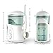 THZY Water Flosser Professional Electric Dental Countertop Oral Irrigator 600 Milliliter Capacity with 7 multifunctional Tips for Braces, Bridges, Dental Care, FC-288 White