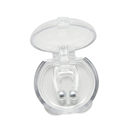 Stingna Silicone Magnetic Anti Snore Stop Snoring Nose Clip Sleep Tray Sleeping Aid Apnea Guard Night Device with Case (a)