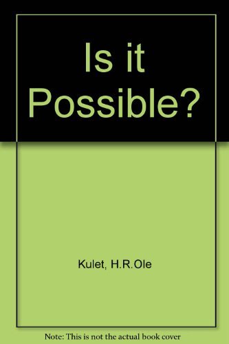 Is It Possible Kulet Henry R Ole 9780582640955 Amazon Com Books