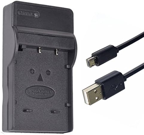Micro USB Battery Charger For Panasonic HC-V180 HC-V180K HC-V180EB-K HC-V180EG-K HD Camcorder