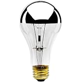 Bulbrite 100A21HM Half Chrome 100W A Shape Bulb - 2 Pack
