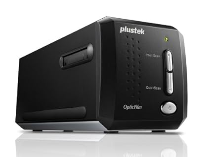Plustek OpticFilm i Ai Film slide scanner x DPI Negro Escáner 