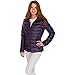 JJMG Women's Packabe Ultra Light Weight Down Coat Short Jacket Outwear Blazer (Medium, Navy)