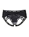 Hey HeyMay Cute Lace Sexy Underwear Women With Bow-Tie Ladies Crothchless Panties Bottom Sexy Thongs For Women Lingerie (S, Black)