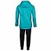 Adidas Girl's Tracksuit Sweat Suit Activewear 2 Piece Set, Turquoise