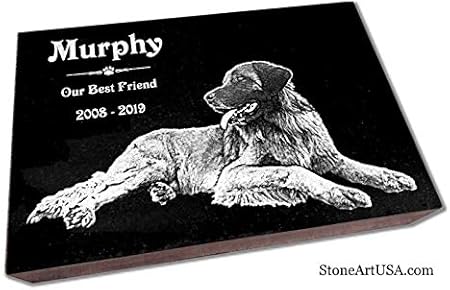 laser engraved granite pet memorials