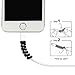 Cable Protector, DYIXIN 12 Pcs Cable Saver Flexible Silicone Spiral USB Cord Protector Compatible for All Phones/Headphone/Computer Cables, etc.(4 Colors)