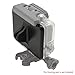 Andoer 2 in 1 Skeleton Backdoors with Fixed Pin Block Waterproof Case Backdoor + Perforated Backdoor Case Cover for GoPro Hero3+/4 and for New Hero3 Waterproof Camera Housing