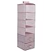 Delta Children 6 Shelf Storage with 2 Drawers, Pink