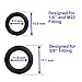 M MINGLE Power Pressure Washer O-Rings for 1/4 Inch, 3/8 Inch, M22 Quick Connect Coupler, 40-Pack