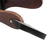 Tebery 17 x 7.5 Inch Wooden Bellows Lighter Fireplace Blower Brown view 3