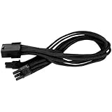 Silverstone Tek Sleeved Extension Power Supply Cable with 1 x 8-Pin to PCI-E 8-Pin Connector (PP07-PCIB)
