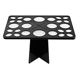 Docolor 26 Mix Size Makeup Brush Holder Air Drying Organizer Tools-Black