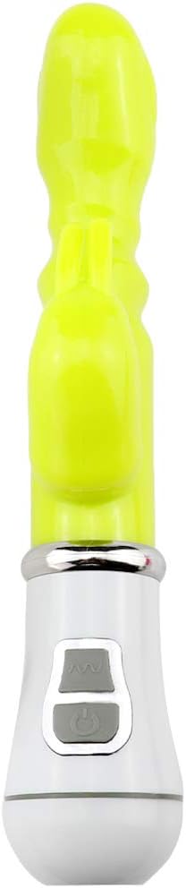 Yhua Double Heads Rabbit V-ibranting Ma'asag-e Stick Battery Bod'y Too'l - Yellow