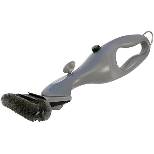 Grill Daddy Original Dirty Killer Grill Brush â€“ Steam BBQ Grill Brush â€“ Woven Bristles â€“ V-shaped Scraper Included â€“ Gets In Between the Grates â€“ Cleans Gas