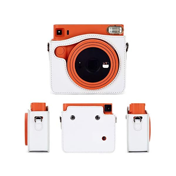 Leebotree Sofortbildkameras Tasche Kompatibel mit Instax Square SQ1 Sofortbildkamera, Kameratasche mit Weichem PU Leder… – Bild 3