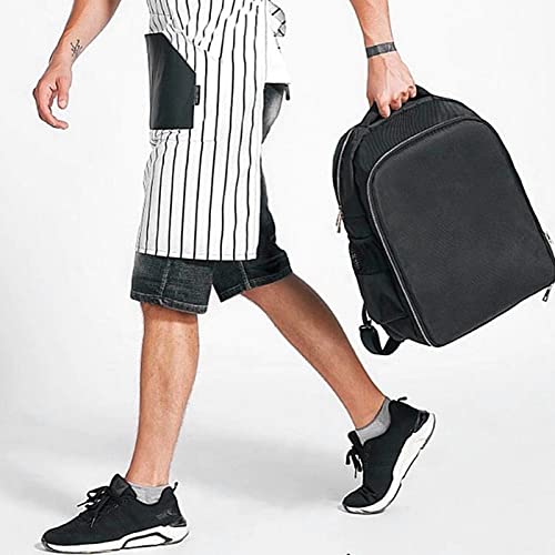 Barber Travel Backpack (Black, 17.7 x 12.6 x 7.5 inches), Air Cushion Design, Waterproof, High Capacity for Clippers and Supplies