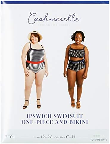 Cashmerette Patterns Ipswich Swimsuit Multi