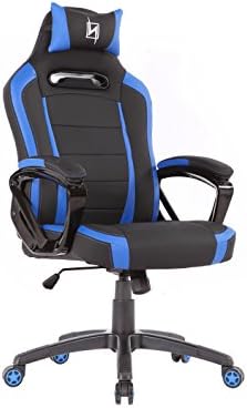 N Seat PRO 300 Series Racing Bucket Seat Office Chair With Pillows, 360 degrees rotation (Black/Black)