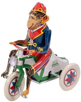 tin monkey toy
