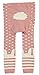 CHUNG Baby Toddler Boys Girls Cotton Footless Ankle Length Tights Soft Stretchy 6M-4Y, Pink RABIT, 6-24 Months