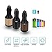 Kingtech Car Charger,4 In 1 Dual USB Car Charger & Car Fragrance & Electric Shaver Razor & Emergency Escape Hammer for IPhone Cell Phone Smartphone Ipad (Champagne)