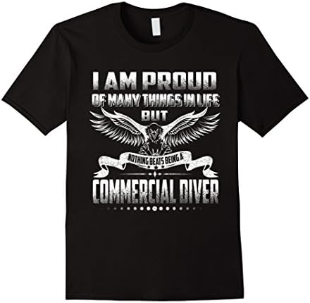 Mens Nothing beats being a Commercial Diver funny t-shirt XL Black