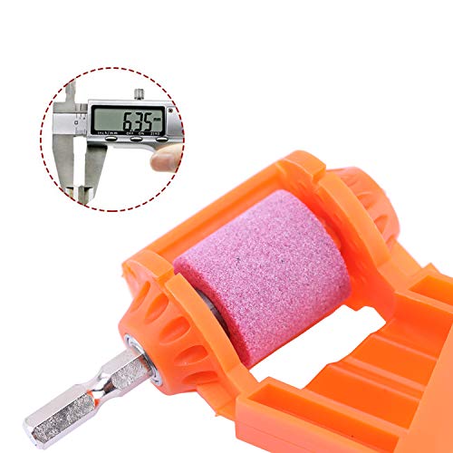 Drill Bit Sharpener for 2-12.5mm Bits,Corundum Grinding Wheel Portable Electric Power Drill Auxiliary Tool - Thumbnail 4