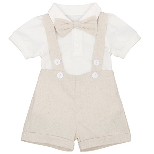 bow tie 2nd birthday dress for baby boy