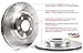 Max KT018742 Rear Premium OE Replacement Rotors and Ceramic Pads Combo Brake Kit